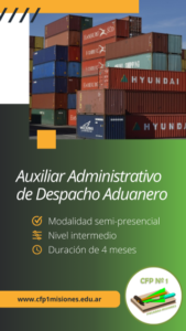 Auxiliar Administrativo de Despacho Aduanero (Teléfono)