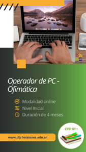 Operador de PC Ofimática (Teléfono)