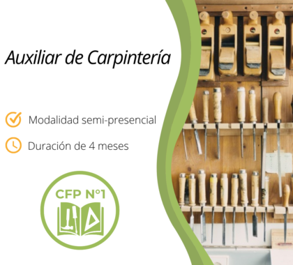 Auxiliar de Carpintería