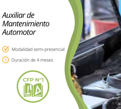 Auxiliar de Mantenimiento Automotor